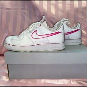 💗fireberry Nike AF1’s💗